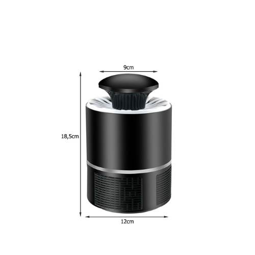 Dimenzije male USB UV-zamke za komarce 18,5 cm