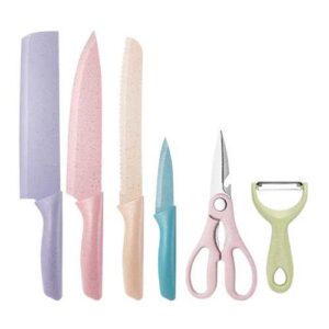 Šareni kuhinjski noževi u kutiji