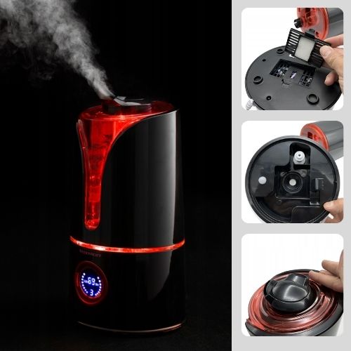 Aroma difuzor s ovlaživačem zraka 3L – para, filter i spremnik