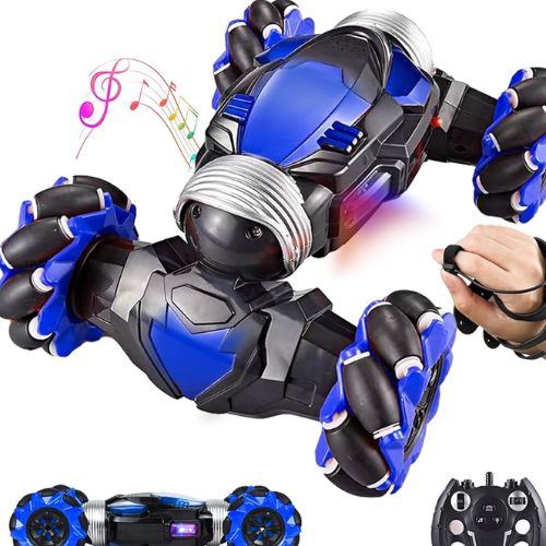 RC auto s glazbenim efektima i svjetlima, upravljanje pokretima ruke i daljinskim upravljačem