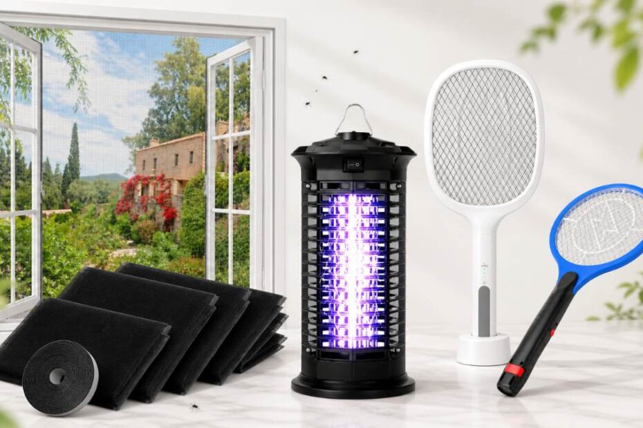 Zaštita od komaraca u kući i vrtu - mreže, UV lampe i električni reketi
