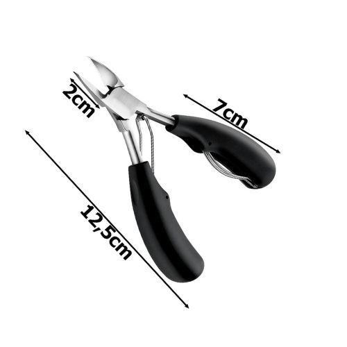 Dimenzije klijesta za urasle nokte i zanoktice - 12,5 cm dužina, 7 cm drška, 2 cm oštrica