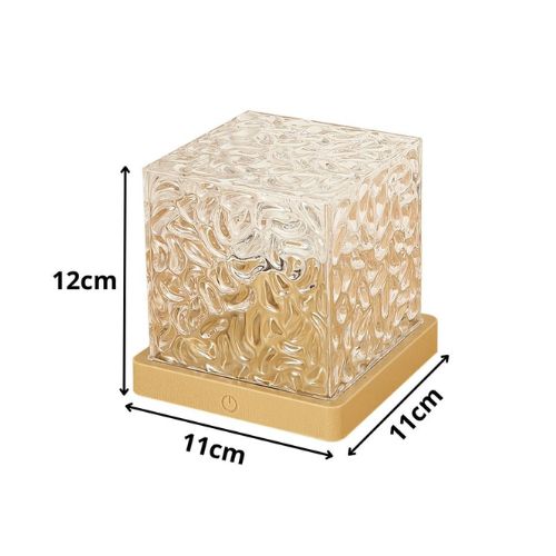 Dimenzije RGB kristalne kocke - 12 x 11 x 11 cm
