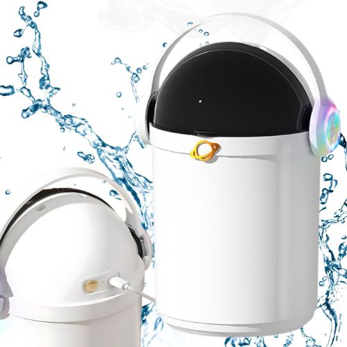 Difuzor Astronaut – ovlaživač zraka 2 L s dvostrukom mlaznicom i RGB LED, detalj kućišta i USB priključka