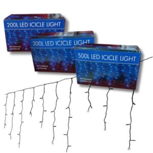 LED božićne sige 200, 300 i 500 LED – viseće lampice za vanjsku i unutarnju upotrebu