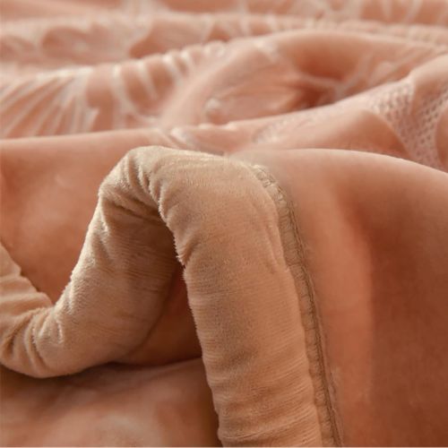 Debljina i mekoća kamel Luksuzna Nostalgija deke za krevet – gusti flanel i luksuzna izrada u stilu Vutex deka