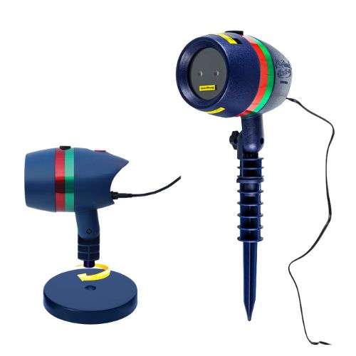 Božićni vodootporni laserski projektor Zvijezda s bazom i stativom