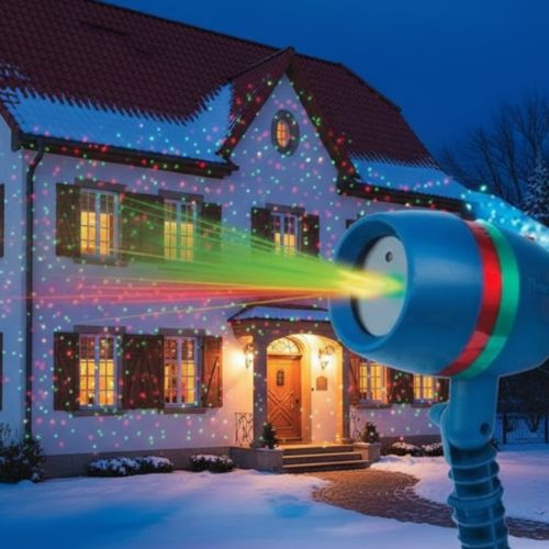 Božićni vodootporni laserski projektor Zvijezda osvjetljava kuću svjetlosnim uzorcima