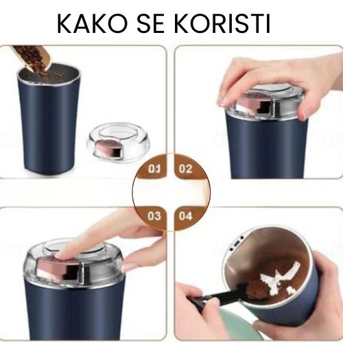 kako se koristi elektricni mlinac za kavu i zacine