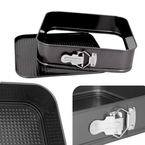 Mehanizam odvojivih stranica kvadratnog kalupa za tortu