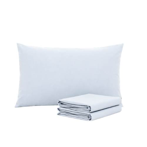 Svijetloplave pamučne jastučnice 60x80 cm - set 2 kom