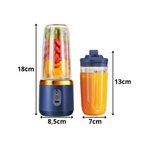 Dimenzije prijenosnog blendera za smoothie i boce 400 ml