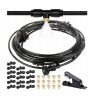 Vodena maglica za terase - sustav s metalnim mlaznicama - 10m|15m|20m
